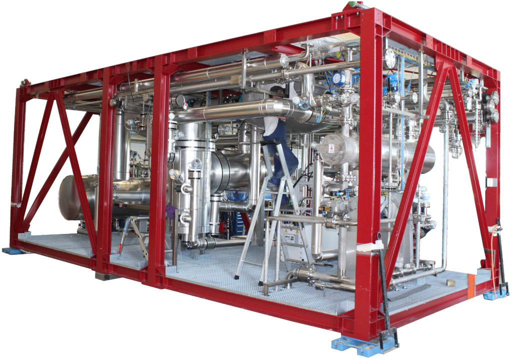 Vapour permeation plant